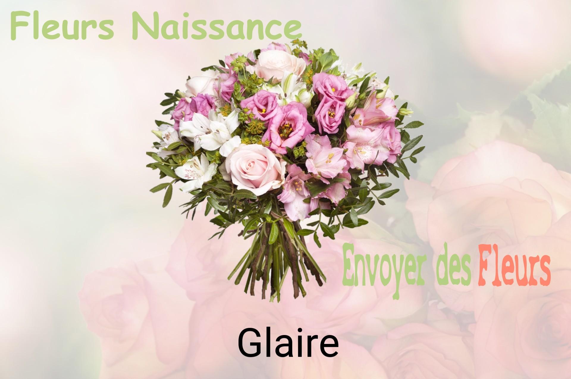 Bouquet de fleurs de naissance livré à Glaire